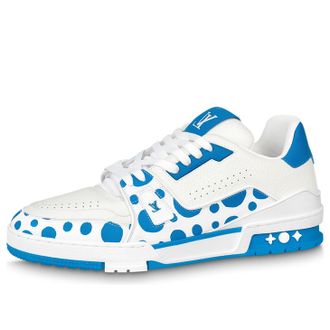 Louis Vuitton x YAYOI KUSAMA Sneaker White Blue 1ABD1A