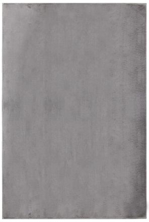 Novatrend Alfombra de sal&oacute;n moderna gris 120x120 cm