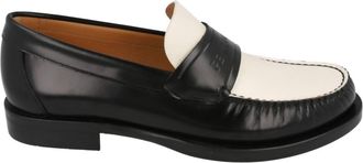 Ferragamo Mens Fillmore Embossed Moccasin Loafers In Black