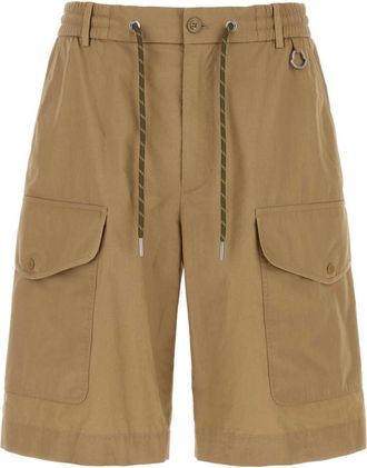 Moncler Brown Solid Shorts