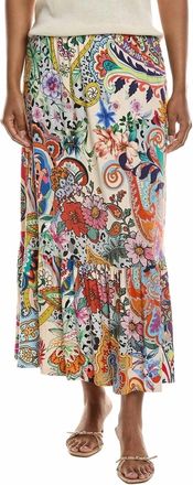Johnny Was Janie Favorite Single Tiered Skirt In Amanda Amazing
