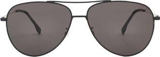 HUGO BOSS Grey Pilot Mens Sunglasses BOSS 1558/O/F/S 0I46/IR 63