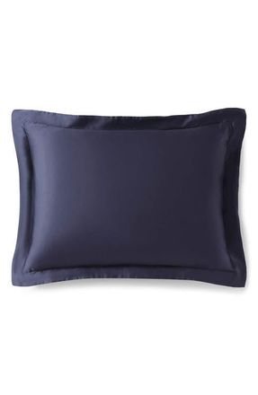 Sunday Citizen Set of 2 Silky Pillow Shams in Baritone Blue at Nordstrom, Size Standard