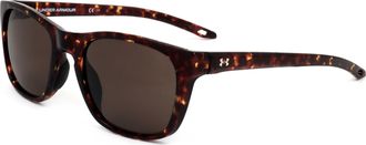 Under Armour Unisex 55 mm Brown Sunglasses