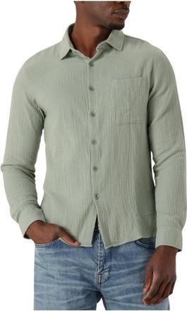 Dstrezzed Dstrezzed, Overhemden, Heren, Groen, M, Groen Casual Axton Overhemd voor Heren