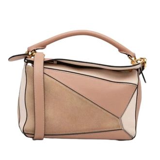 Loewe Pre-owned Puzzle Bag - Dames - Pre-owned - Beige - Maat: ONE Size Leer