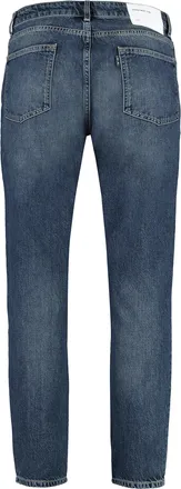 Department Five Mens Jeans Drake Slim Fit Blue Cotton Slim-Fit