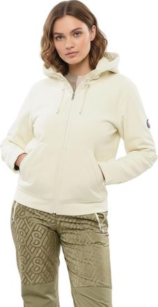 Yves Salomon White Solid Hood Jacket