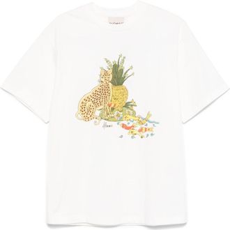 Alemais Tiger T-shirt - women - Organic Cotton - S - White