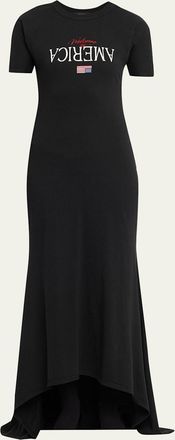 Willy Chavarria Welcome To America Jersey Gown