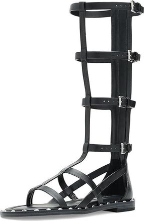 Michael Kors Noa High Sandals Womens Sandals Black : 6.5 M, Leather