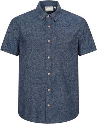 Mountain Warehouse Tropical Patterned Short-Sleeved Shirt in Pale Blue at Nordstrom, Size Xx-Large
