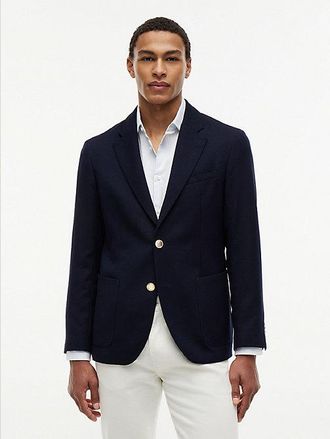 Tommy Hilfiger New York Label Regular Fit Pure Wool Blazer