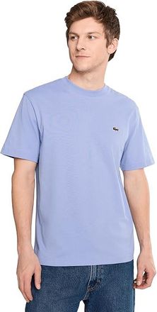 Lacoste Cotton T-shirt Mens T Shirt Delphinium : 3 (SM)