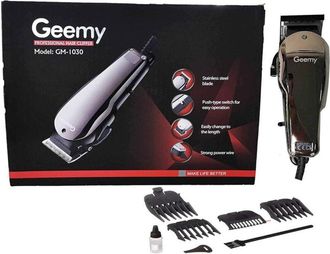 Trade Shop Trade Shop - Tagliacapelli Professionale Gm-1030 Trimmer Elettrico Con Filo Rasoio Per Uomo