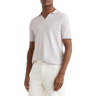 Reiss Redbury Polo in Soft Grey at Nordstrom, Size Xx-Large