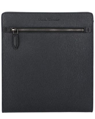 Ferragamo Leather Messenger Bag