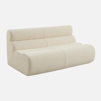 Sweeek Sill&oacute;n Borreguito Texturizado, 2 Plazas