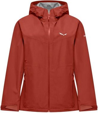 Salewa Puez Aqua 4 PowerTex 2.5L Jacket Regenjacke f&uuml;r Damen | rot