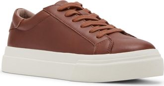 Blondo Venna Waterproof Sneaker in Tan Leathe at Nordstrom, Size 7.5