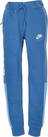 Nike Sporty Fleece Tracksuit Pants in Blue - Heren - Trainingsbroeken - Blauw - XL - Katoen - Fitness