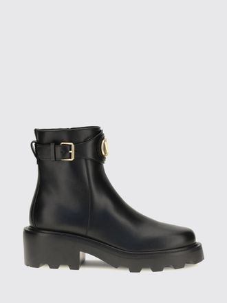 Valentino Garavani VLogo Signature Leather Biker Ankle Boots