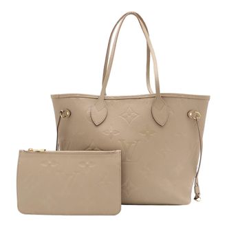 Louis Vuitton Tourterelle Monogram Empreinte Leather Pouch Shoulder Bag Tote Bag (Pre-Owned)