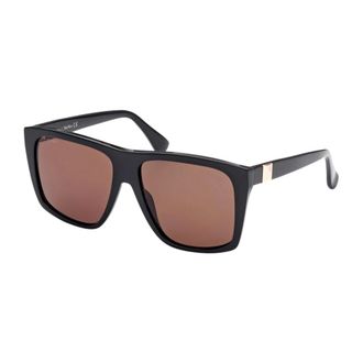 Max Mara Sunglasses, unisex, Black, Size: 58 MM Sunglasses