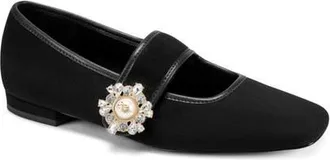 Karl Lagerfeld Sabelle Ballet Flat in Black at Nordstrom, Size 6.5