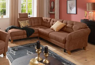 HOME AFFAIRE Ecksofa »Trondheim L-Form« mit Federkern