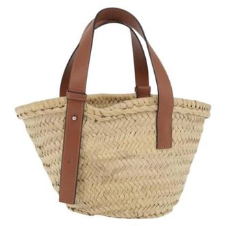 Loewe Pre-owned Raffia Schoudertas - Dames - Vintage Schoudertas - Beige - ONE Size - Vintage