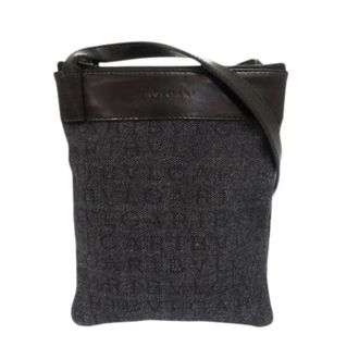 Bulgari Pre-owned Vintage Pochette Schoudertas - Dames - Pre-owned - Zwart - Maat: ONE Size Leer