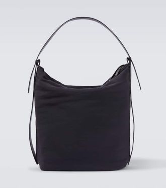 STUDIO NICHOLSON Airport leather-trimmed tote bag