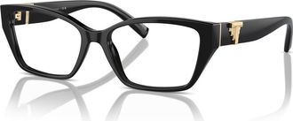 Tiffany & Co. 54mm Rectangle optical glasses in Black at Nordstrom
