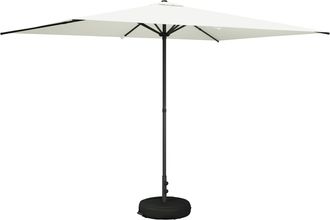 vidaXL Paraguas De Jard&iacute;n Con Base 200 X 300 Cm Poli&eacute;ster Rectangular Vidaxl