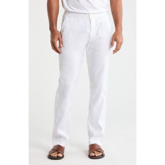 Tommy Bahama Beach Coast Linen Pants in White at Nordstrom, Size Xx-Large X 32