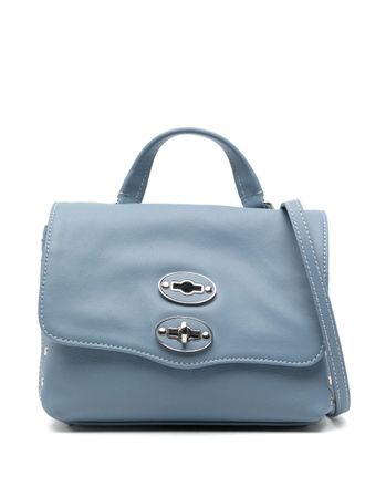 Zanellato Zanellato Womens Postina Baby Bag In Smooth blue Zelante Leather