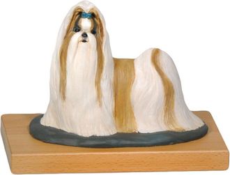 OEM Shih Tzu, Shi Tsu, Shi-tzu, Szi-cu, Szitzu - Estatuilla Pintada, Figura, Realizada Por El Artista, Marca Art-dog