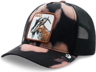 Goorin Brothers Accessoires, Dames, Veelkleurig, ONE Size, Katoen, Animal Farm Trucker Cap Zwart Unisex