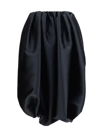 Calvin Klein Womens Yael Skirt Black Polyester; Silk
