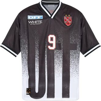 Off-white number appliqué T-shirt - Black