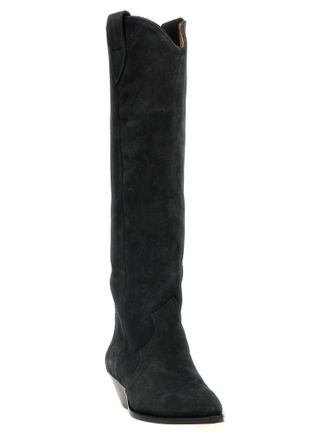 Isabel Marant Womens Black Calfskin Chelsea Boots