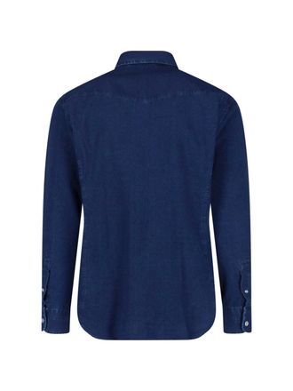 Tom Ford Mens Shirts Blue Cotton