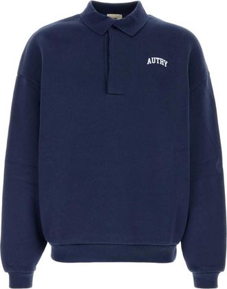 Autry Polo Shirt - Heren - Sweatshirts - Blauw - S - Katoen - Hoodies & sweatvesten