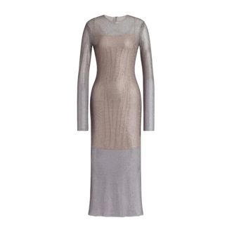 Alberta Ferretti Mujer, Vestidos, Gris, Talla: 2XS