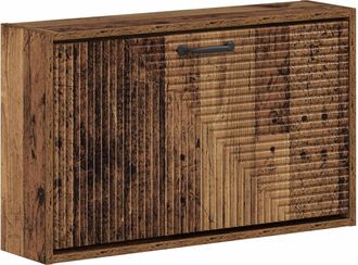 vidaXL Armario De Zapatos Montado En La Pared Haarlem 71 X 17 X 43 Cm Vidaxl