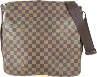 Louis Vuitton Pre-owned Cross Body Bags, male, Brown, Size: ONE SIZE Pre-owned Damier Canvas Messenger Bag