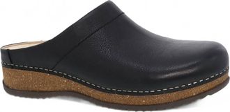 Dansko Womens Mariella Open Back Clog In Black Nappa