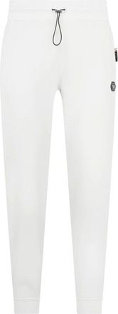 Philipp Plein Broeken, Heren, Beige, M, Katoen, Joggingbroek Racing