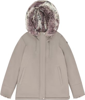 Canadian Audry 6.0 Faux-Fur Trim Short Coat